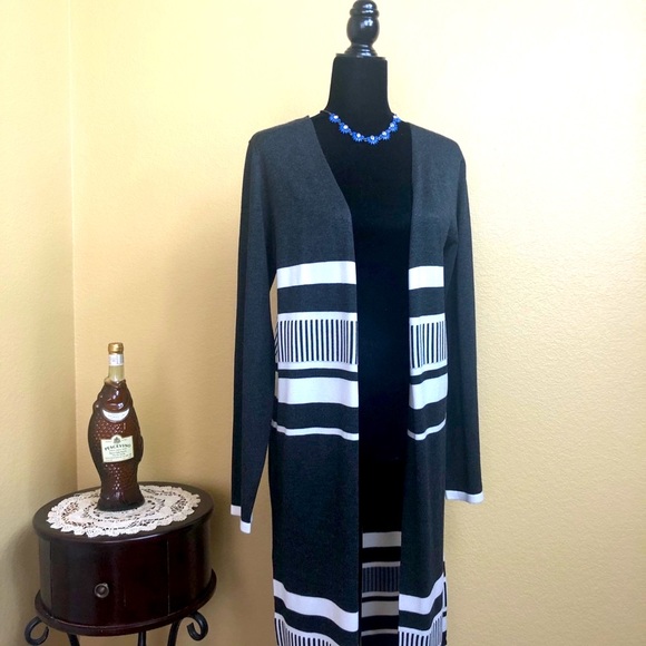 Gray Maxi Duster New - Picture 4 of 9